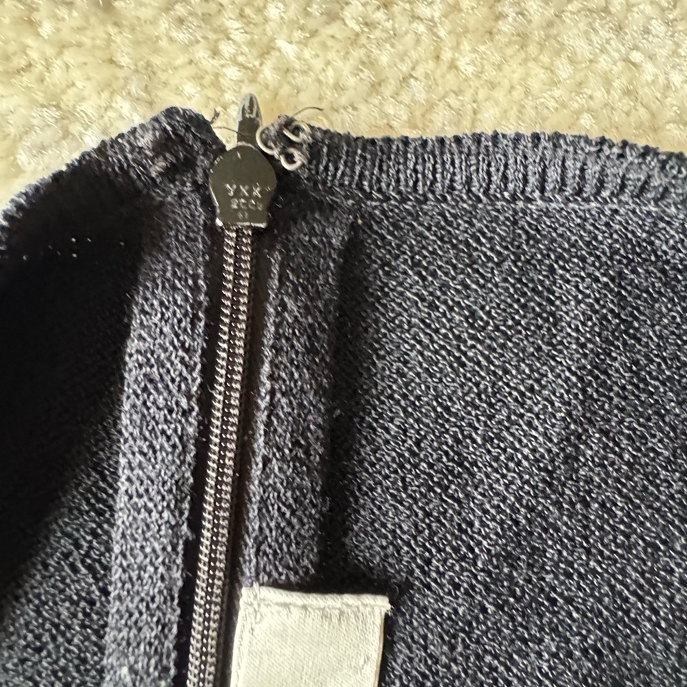 St. John Collection Black Cowl Neck Midi Dress - Picture 6 of 9